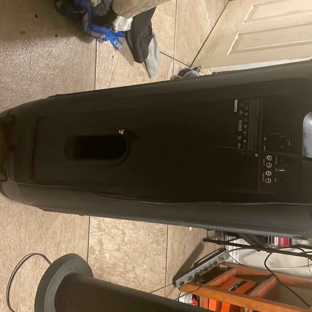 The speaker is pretty loud!JBL